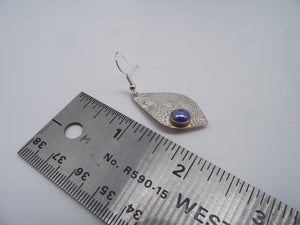 Gemstone earrings-silver 02