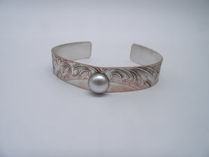 Silver bangle bracelet-01