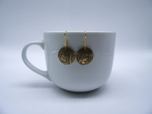 Brass Earrings Style #1-Wholesale