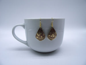 Brass Earrings Style #12-Wholesale