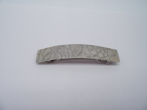 Silver Hair Barrette 4 Inch-Wholesale