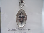 Keychain/ Zipper Pull-silver spoon with sea creature charm