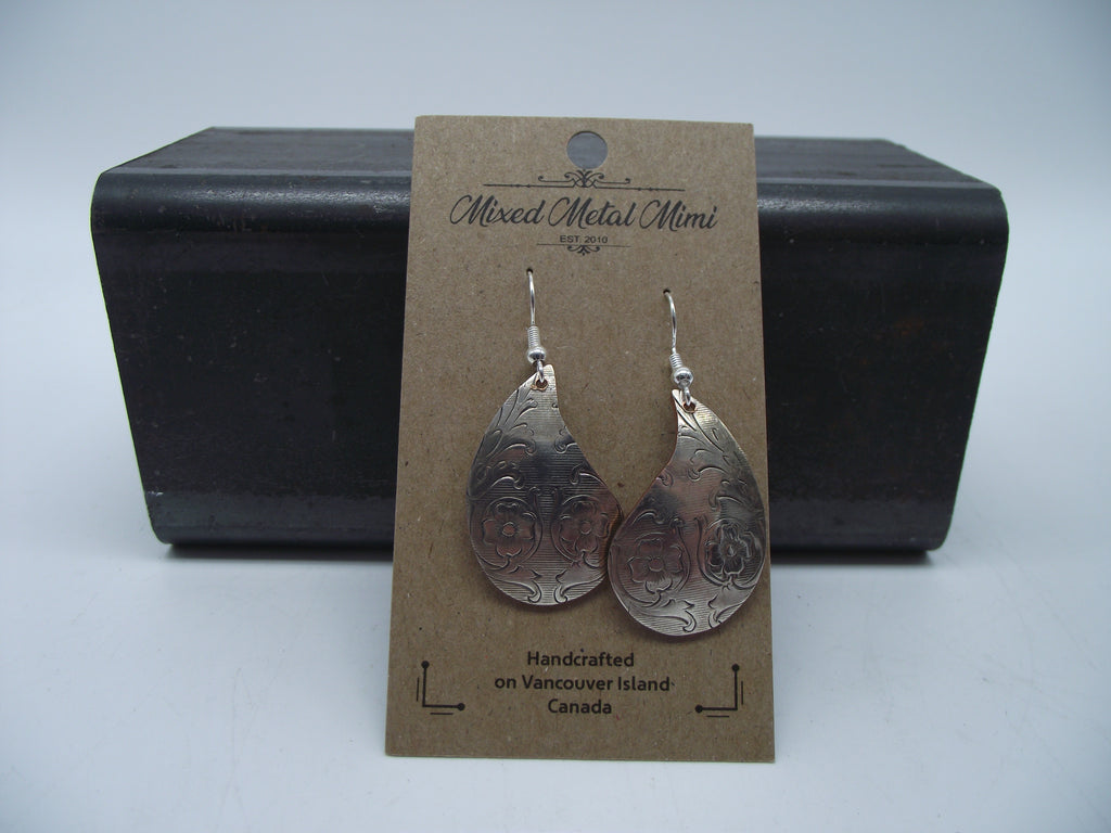 Silver Earrings-English Silver 005
