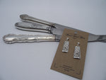 Knife-end silver earrings -02