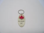 Key Ring- Elbows Up- Oval