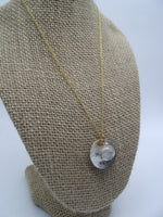 Dandelion Necklace-gold chain