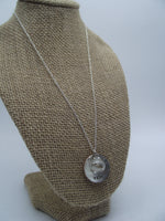 Dandelion Necklace-silver chain