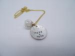 Dandelion Necklace-gold chain
