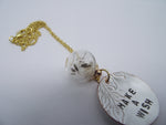 Dandelion Necklace-gold chain