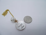 Dandelion Necklace-gold chain