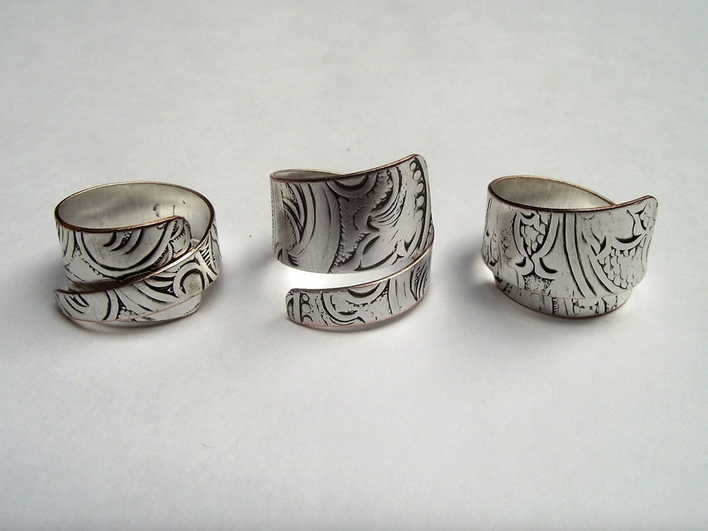 Silver Adjustable Wrap Ring-Wholesale