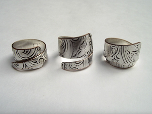 Silver Adjustable Wrap Ring-Wholesale