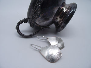 Silver Earrings-English Silver 001
