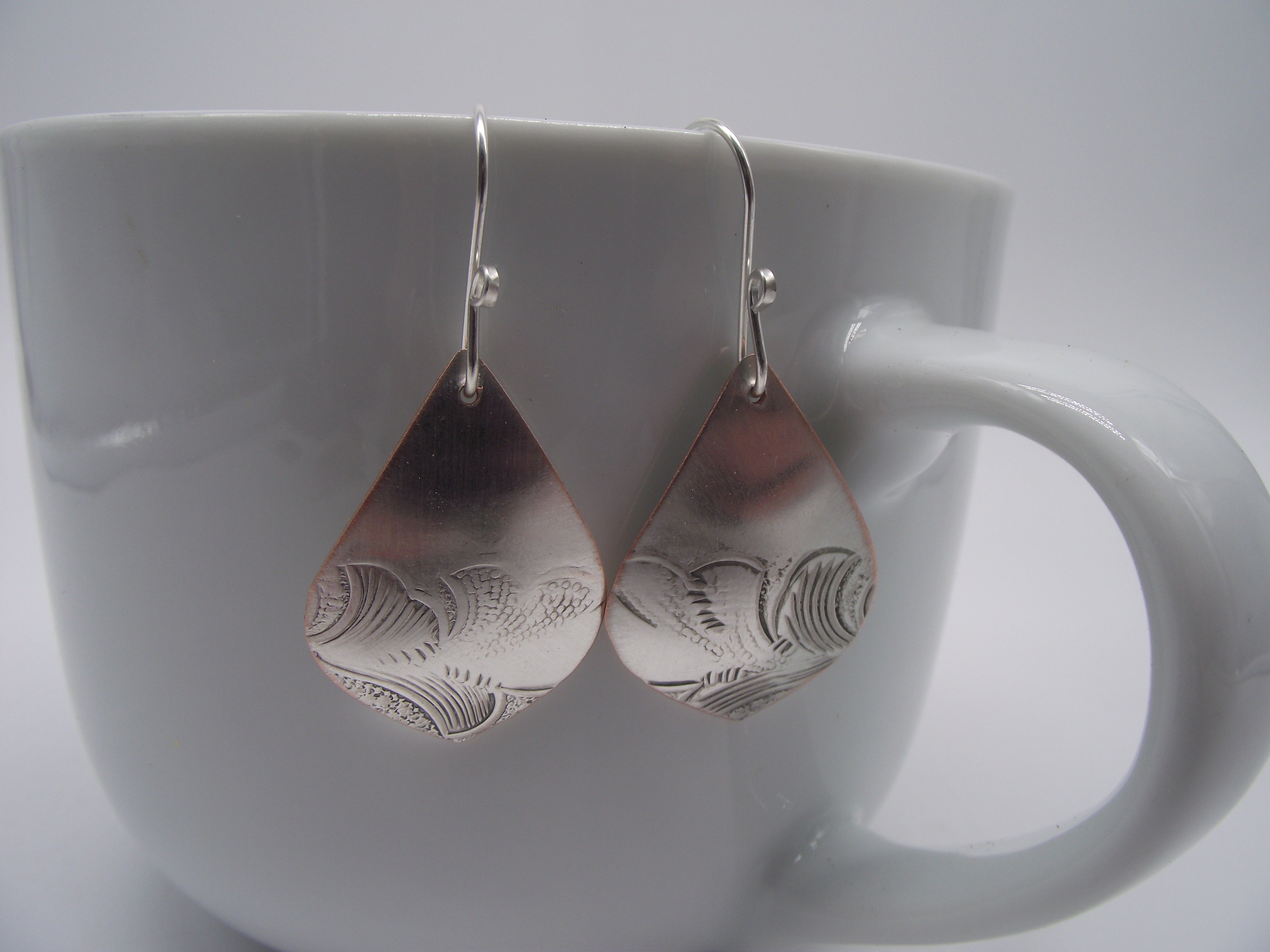 Silver Earrings-English Silver 001
