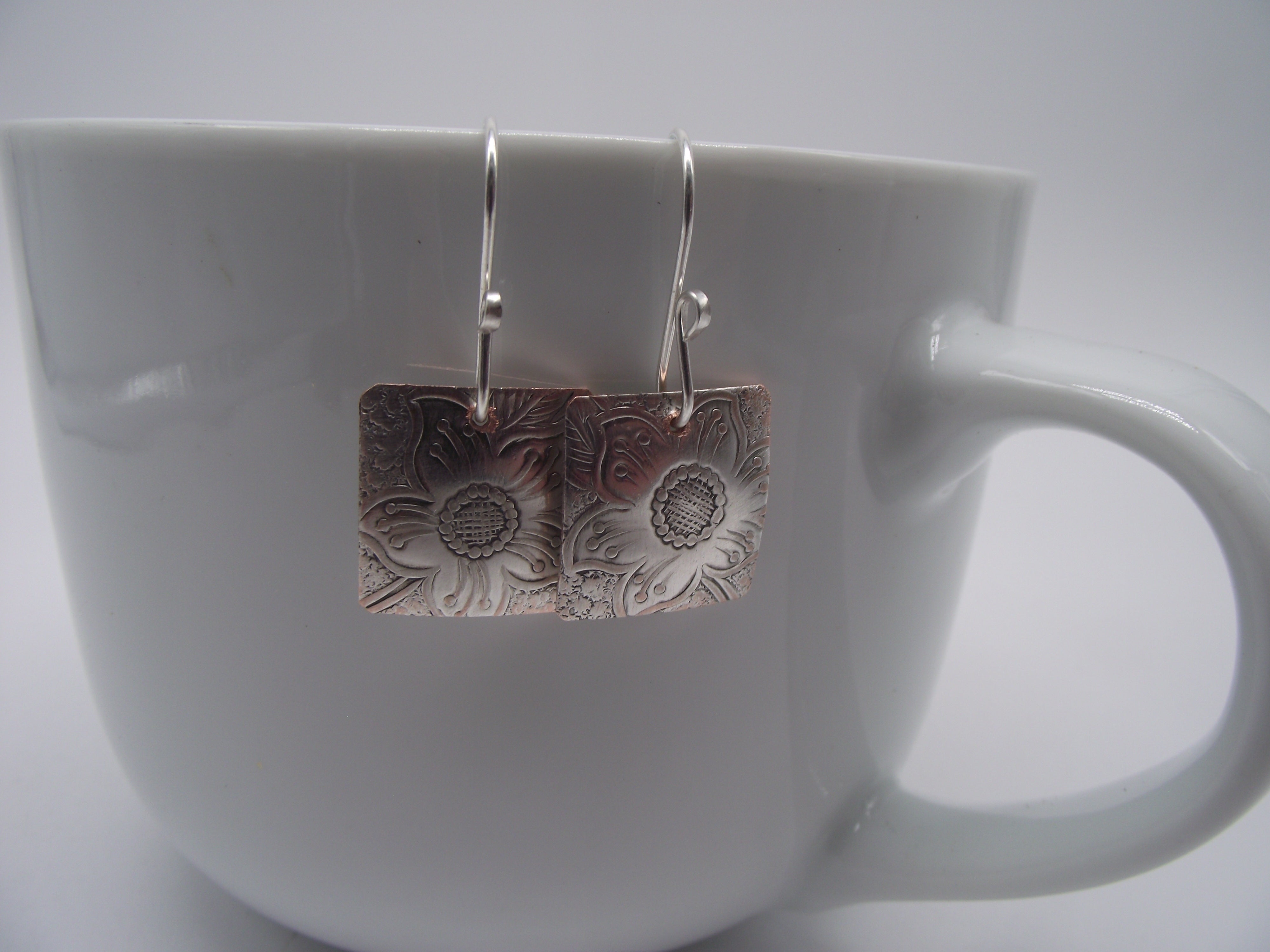 Silver Earrings-English Silver 005