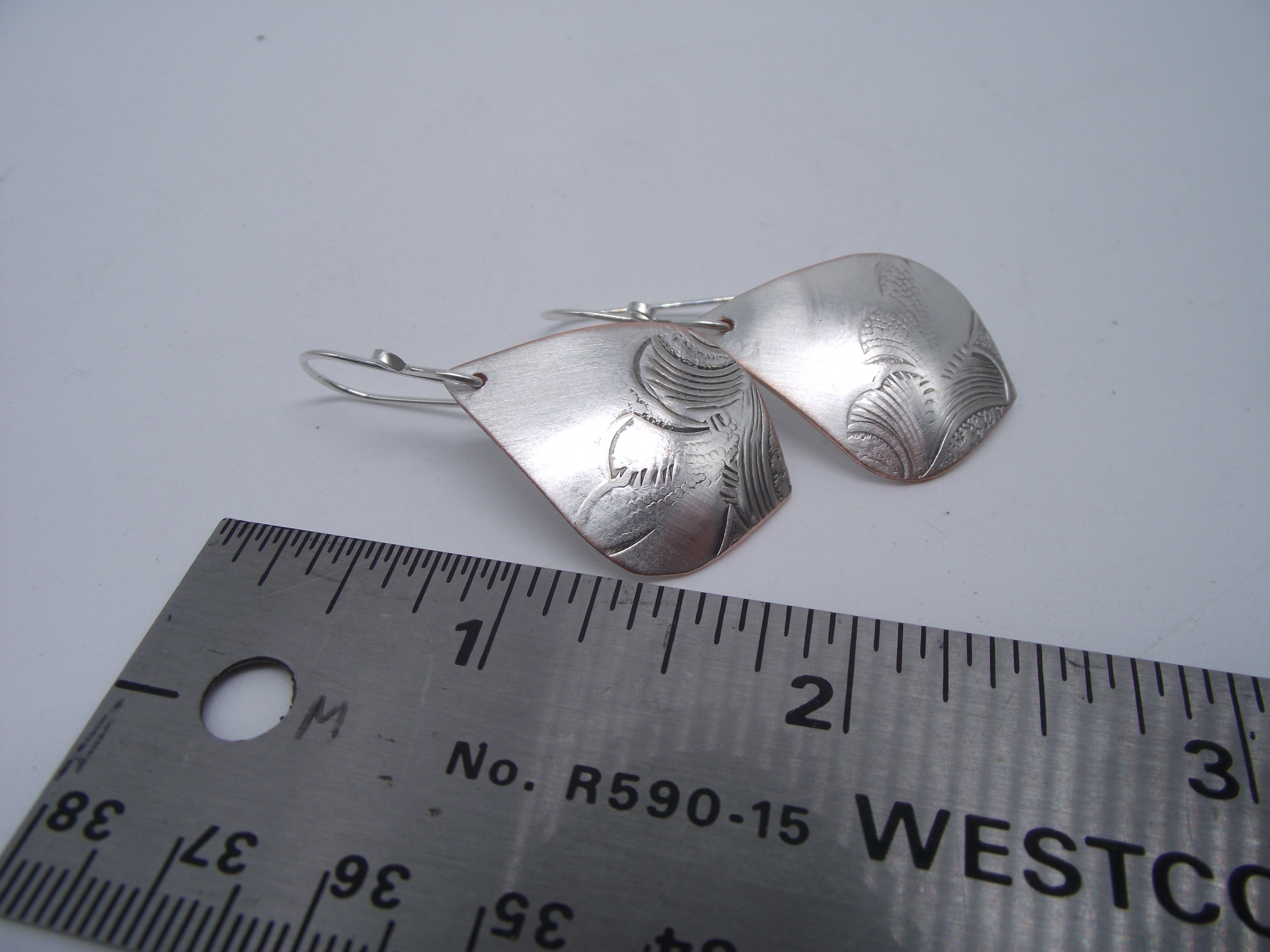 Silver Earrings-English Silver 001