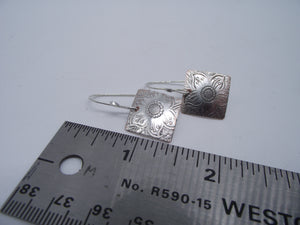 Silver Earrings-English Silver 005