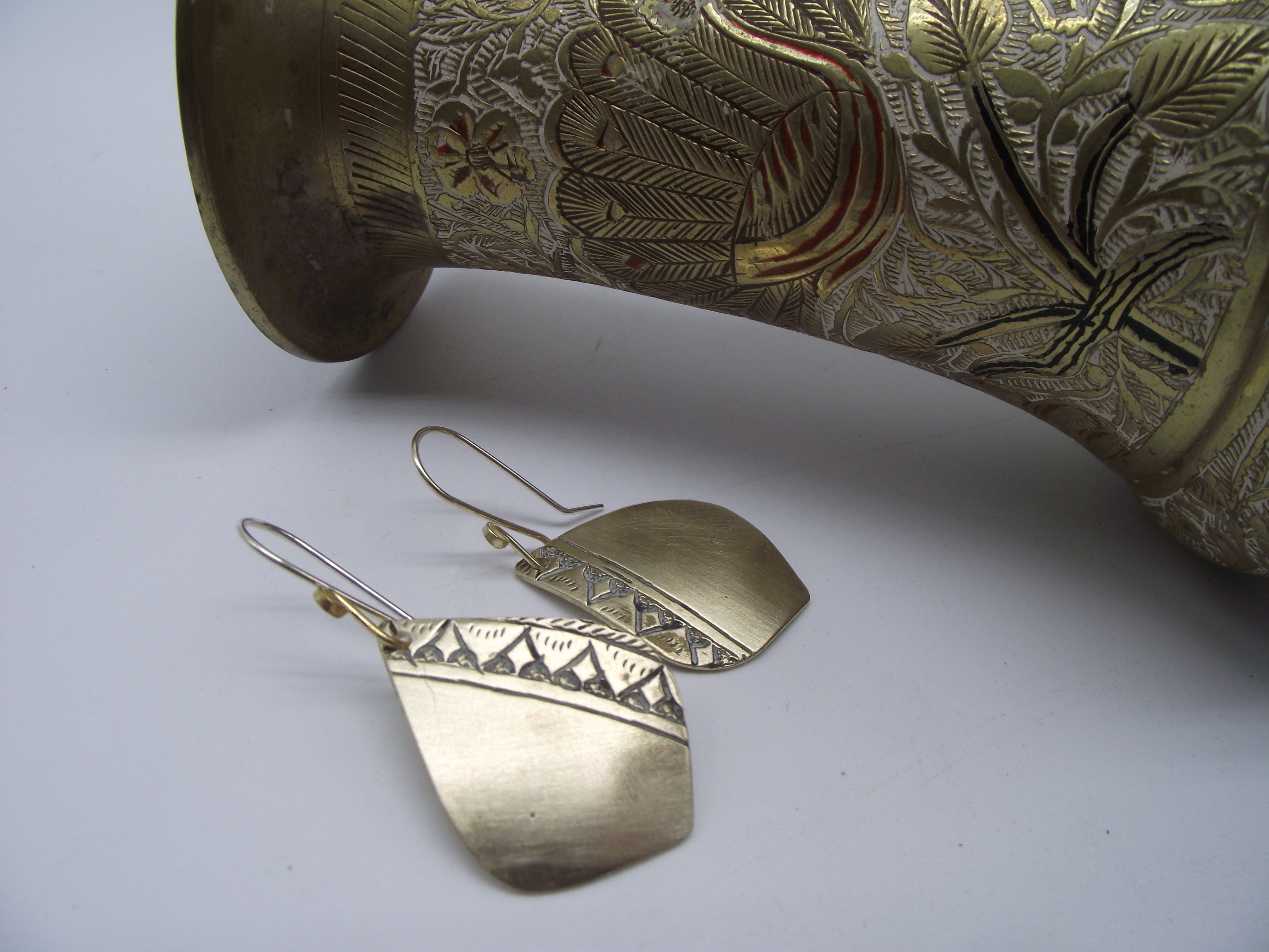 Brass Earrings - Indian Brass 002