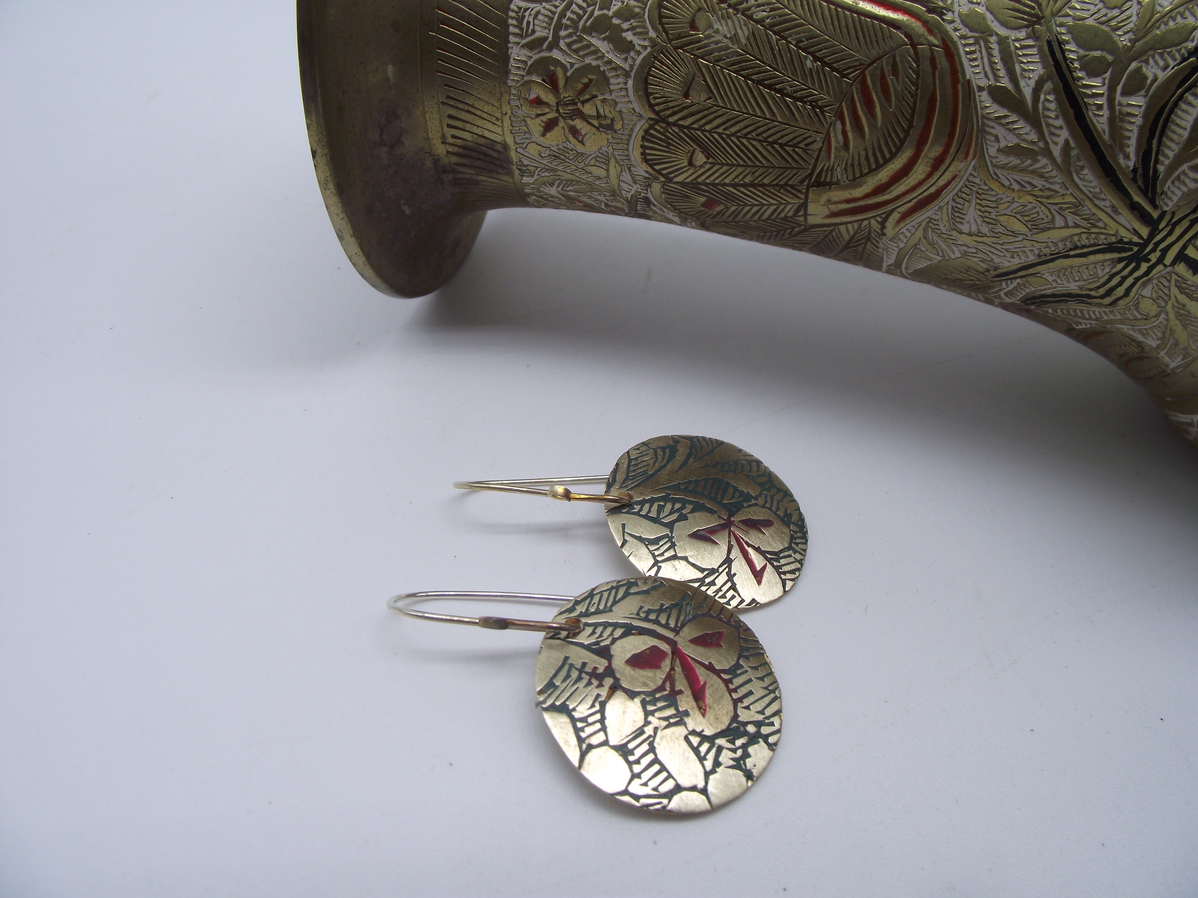 Brass Earrings - Indian Brass 005