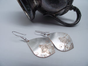 Silver Earrings-English Silver 002