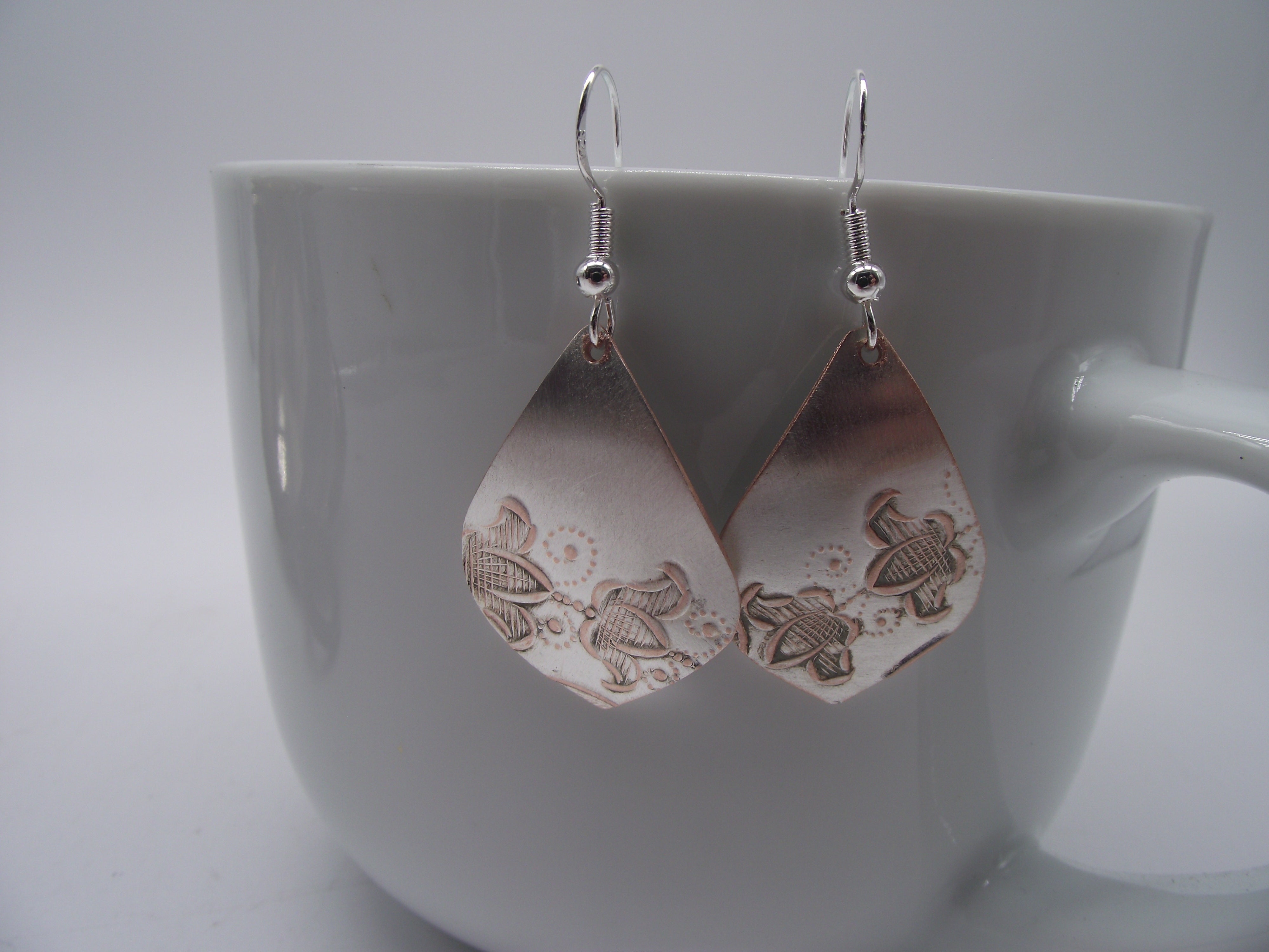 Silver Earrings-English Silver 004