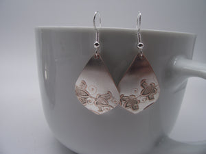 Silver Earrings-English Silver 004