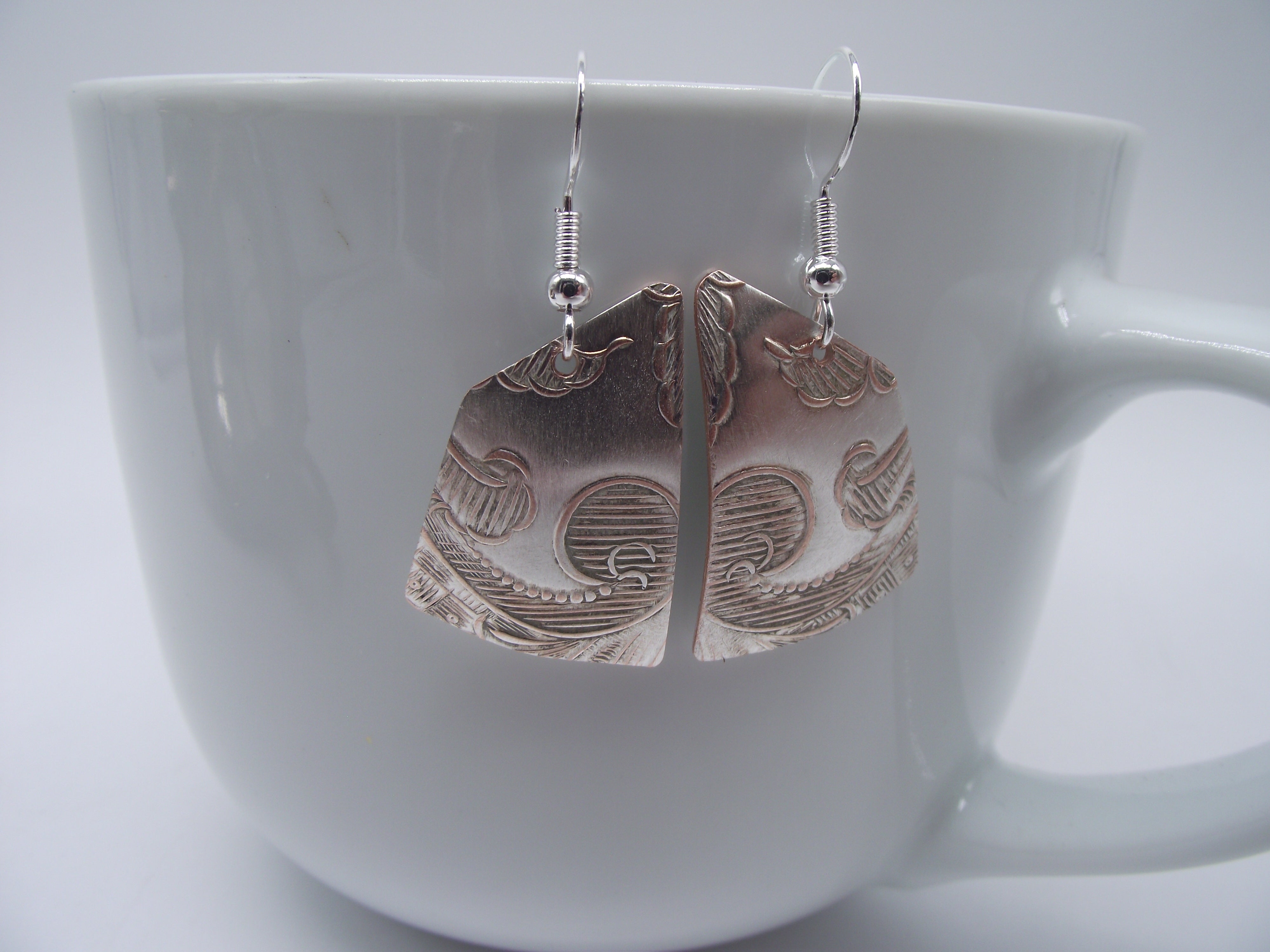 Silver Earrings-English Silver 010