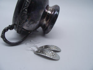 Silver Earrings-English Silver 020