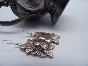 Silver Earrings-English Silver 019