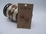 Mini Earrings Copper- 002