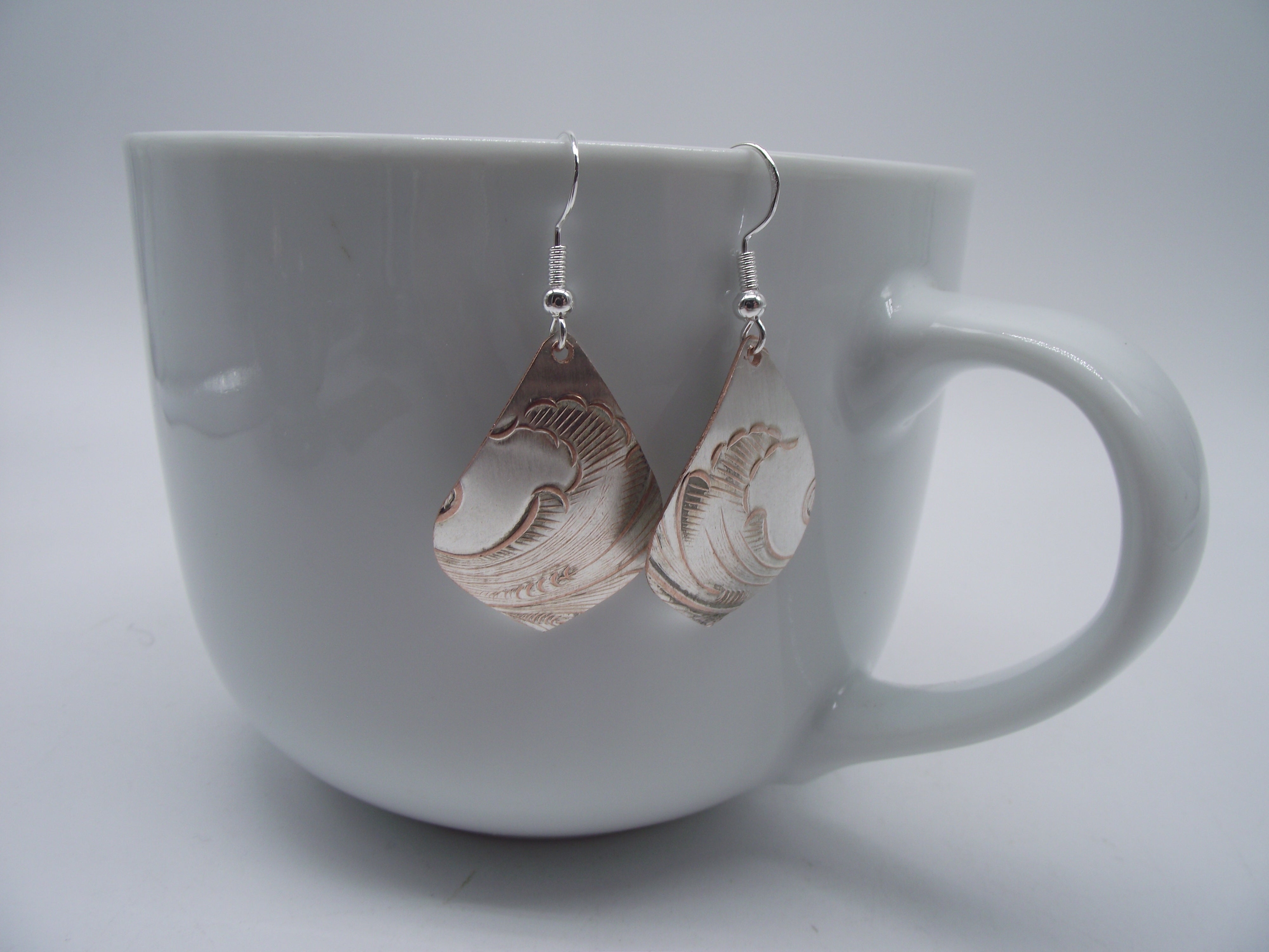 Silver Earrings-English Silver 016