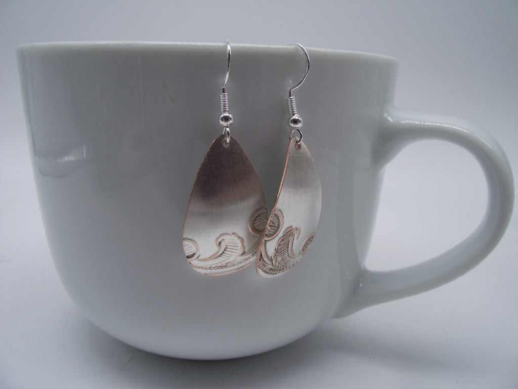 Silver Earrings-English Silver 008