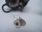 Gemstone earrings-silver 04