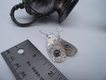 Gemstone earrings-silver 04