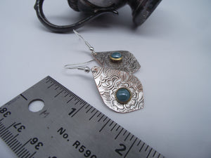 Gemstone earrings-silver 05